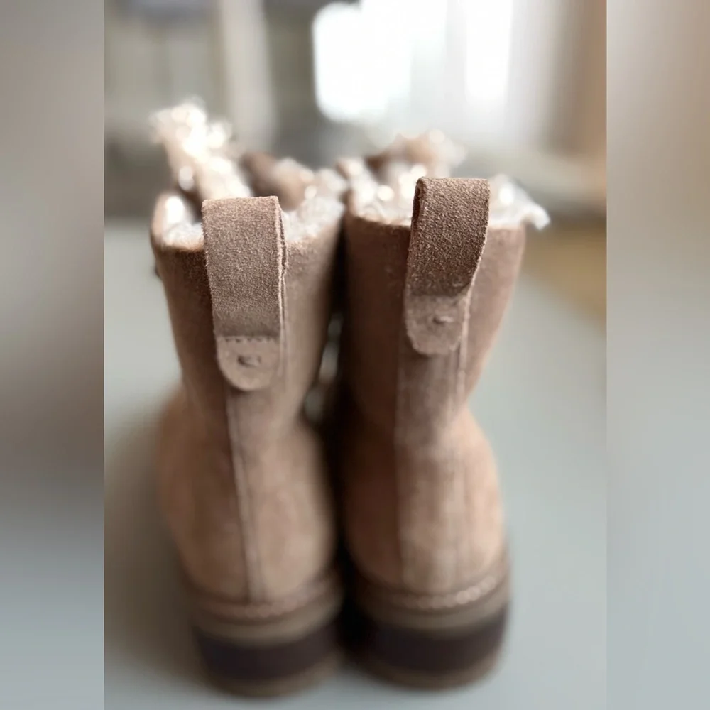 Gentle Souls Tan Suede Winter Boots